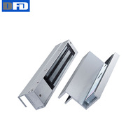 Support de serrure magnétique DFD 280KG 350LBS LZ-U pour porte coulissante en verre sans cadre, contrôle d'accès sans clé, OEM ODM Vente en gros