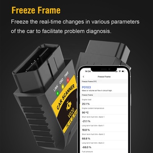 Bluetooth 4.0 araba kodlayıcı için OBD2 V020 1-Year garanti ELM 327 V1.5 arıza kodu okuyucu için OBDII otomatik teşhis araçları - Product Image 4