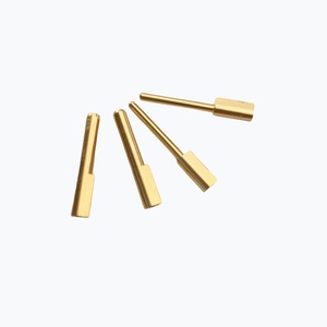 Terminal de Conexión Rápida de Latón Chapado en Oro de 2.0 mm, Forma de Herradura, Conector de Alta Conductividad - Product Image 2