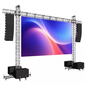 Pantalla LED de alquiler para interiores de alta definición Panel de pantalla de pared de video LED de alquiler a todo color para conciertos, eventos de cine