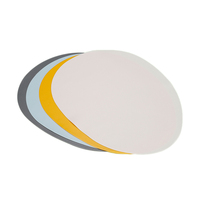Tapis professionnel OEM en silicone pour animaux de compagnie, matériau imperméable de qualité alimentaire pour les déversements d'eau, base antidérapante, couleurs personnalisées et LOGO