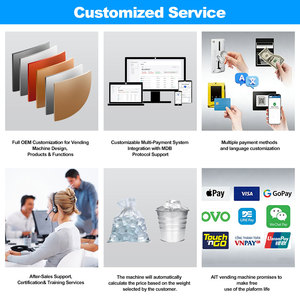 Distributeur automatique intelligent de glace en libre-service pour l'extérieur avec système de surveillance à distance pour un commerce de glace 24h/24 sans surveillance humaine - Product Image 2
