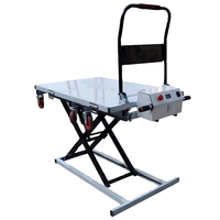 Chariot à ciseaux électrique hydraulique durable 200kg 300kg 500kg avec bras de ciseaux renforcés, table élévatrice pour la logistique