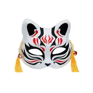 Mặt nạ Halloween cosplay trang phục bên mặt nạ trắng mascarilla de Fiesta personalizada 2024