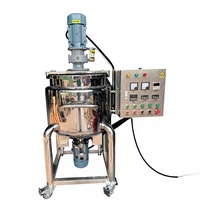 Marmite de mélange électrique de haute qualité 100L en acier inoxydable avec agitateur pour savon liquide