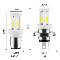 Feux LED TCYATO pour moto, phares LED, faisceaux hauts et bas à haute luminosité, double griffe S2 électrique