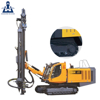 Machine de forage minier sur chenilles KT12, équipement de forage de puits d'eau, foreuse de roche pour l'exploitation minière et le forage de puits d'eau
