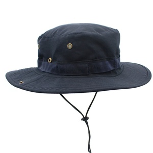 Chapeaux de pêcheurs imperméables pour l'extérieur, chapeaux de pêcheurs à large bord réglables, protection UV, chapeaux de pêcheurs avec cordon, casquettes de protection solaire H008 - Product Image 5