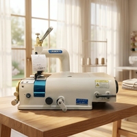Machine à coudre industrielle JUKKY 801 pour cuir, couteau rond pour sacs en cuir, machine à coudre manuelle pour semelles de chaussures, bon modèle