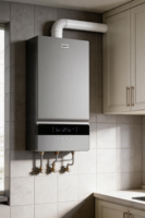 Caldera de Gas de Pared de Bajo Consumo Energético con Bajas Emisiones y Funcionamiento Silencioso