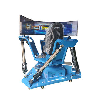 Plataforma <span class=keywords><strong>de</strong></span> <span class=keywords><strong>Movimiento</strong></span> 6DOF para <span class=keywords><strong>Simulador</strong></span> <span class=keywords><strong>de</strong></span> Conducción <span class=keywords><strong>de</strong></span> Autos <span class=keywords><strong>de</strong></span> Carreras <span class=keywords><strong>con</strong></span> 3 Pantallas, LeaderDream, Top Ventas, para Uso en Centros Comerciales - Product Image 1