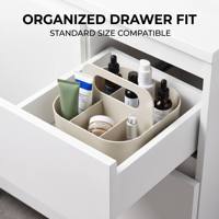 WONFUN Boîte de rangement de bureau en plastique pour livraison directe, organiseur portable multifonctionnel pour marqueurs d'enfants, cuisine, bureau et cosmétiques