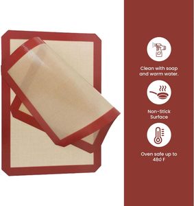 2024 vente chaude tapis <span class=keywords><strong>de</strong></span> cuisson en Silicone résistant à la chaleur sécurité alimentaire 11.8*8.2 pouces Silicone <span class=keywords><strong>Macaron</strong></span> tapis <span class=keywords><strong>de</strong></span> cuisson four <span class=keywords><strong>feuille</strong></span> <span class=keywords><strong>de</strong></span> cuisson doublure - Product Image 4