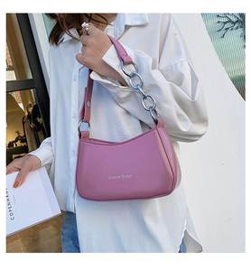 Sacs moyens pour femmes en PU de haute qualité, style selle, nouvelle mode, très vendus, avec motif lettres et fermeture éclair - Product Image 1