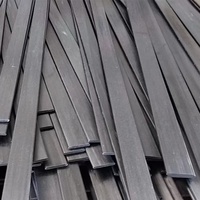 OEM Pultrusie Koolstofvezelversterkte Strip Drop Bar Flat Aero Roll Bar Unidirectioneel Pultrusie Koolstofvezel Flat CFRP Strip