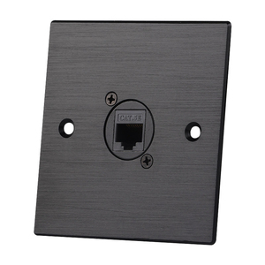 Boîtier mural multimédia 86, module simple de type D, <span class=keywords><strong>prise</strong></span> <span class=keywords><strong>murale</strong></span> CAT5e CAT6 <span class=keywords><strong>RJ45</strong></span> HDMI VGA Audio Vidéo - Product Image 1