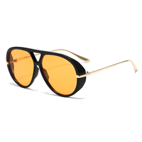 Lunettes de soleil rétro polarisées UV400 à double pont pour hommes et femmes, tendance et stylées, idéales pour la conduite, la pêche, le cyclisme, les sports de plein air et les voyages