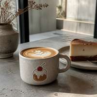 Autocollant imperméable Yingao, autocollant en vinyle découpé sur mesure, qualité professionnelle, ambiance de dessert sucré pour la décoration de pâtisserie et de boulangerie