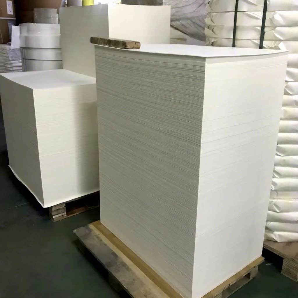 Material Coated PE Single Side Printed Waterproof Food Grade Paper Cardboard Cup Sheet for Tea Coffee Beer Disposable Beverage
