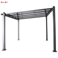 Auvent de piscine à auvent en aluminium blanc Style simple moderne pour parking et garage-Prix en vente