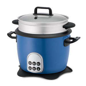 หม้อหุงข้าวไฟฟ้าอเนกประสงค์ดิจิตอล1.8L หม้อหุงข้าว10ใบพร้อมหม้อนึ่งอลูมิเนียมถ้วยตวงและช้อนข้าว - Product Image 1