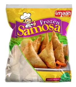 personalized plastic packaging samosas frozen bag