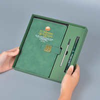 Meistverkauftes Premium-Leder-Notizbuch-Set A5 Hochwertige Textur für Geschäftsgeschenke, Geschäftstreffen & Dolmetschen