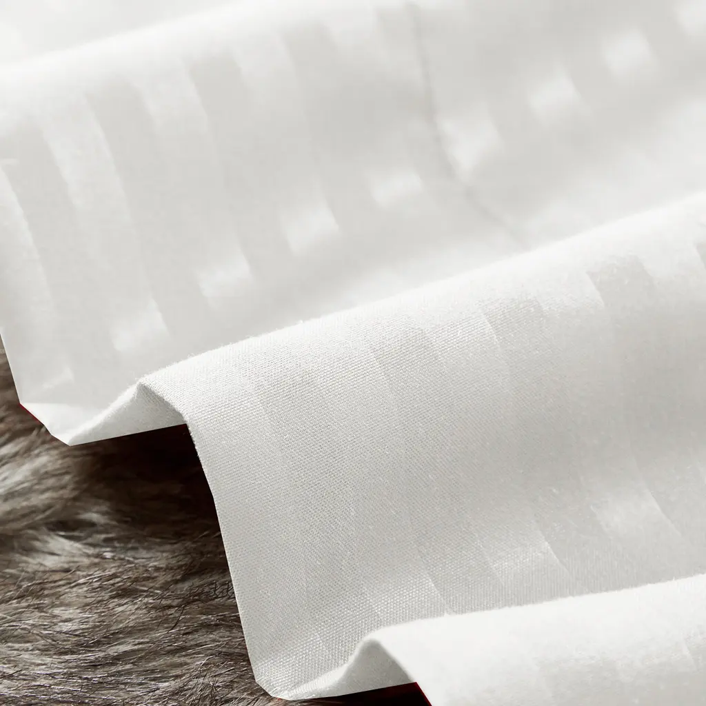 Tissu teint en microfibre de pêche 95 g/m² pour hôtel, drap de lit 100% polyester extra large, textile de literie hometextile