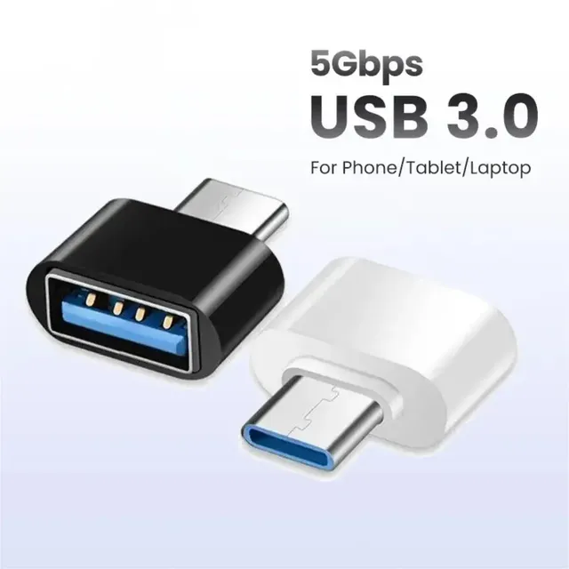 USB 3.0 Type-C Micro OTG Cable Adapter USB-C Converter Smartphone for for Mouse Keyboard Game Controller OTP Aluminum