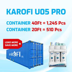 Système de purification d'eau potable par osmose inverse électrique sous comptoir Karofi KAQ-U05 Pro à 10 étapes pour usage domestique (vente en gros) - Product Image 6