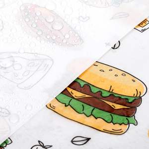 Papel para Envolver Hamburguesas y Sándwiches, Resistente a la Grasa, con Recubrimiento de PE/Cera/Silicona, de Grado Alimenticio, Diseño y Tamaño Personalizados, al por Mayor - Product Image 3