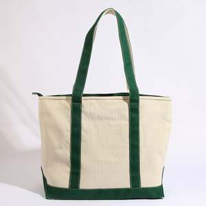 Bolsa de Tela de Algodón Orgánico al por Mayor, 10oz, Gruesa, Grande, Lisa, Reutilizable para Compras, con Correa de Hombro de Color Personalizado - Product Image 6