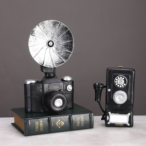 Suo Jun Sewing Machine And Telephone Model Ornament Resin Home Decor Desktop Decoration Gift - Product Image 3