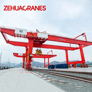 Gru a portale su rotaia certificata CE (<span class=keywords><strong>RMG</strong></span>) per container, ideale per stazioni ferroviarie e campi di stoccaggio container - Product Image 2