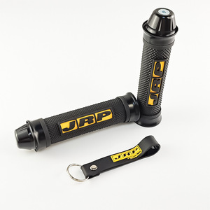 Poignées de guidon JRP en caoutchouc noir antidérapant universelles pour motos tout-terrain - Product Image 4