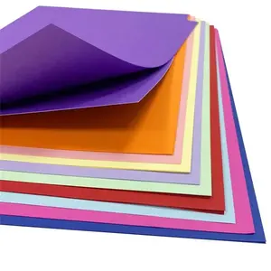 Chinese Leveranciers Multipurpose Diy Ambachtelijke Afdrukken Harde Kleur Kunstvel Papier 120gsm 36 Kleur Papierrol Of Vel