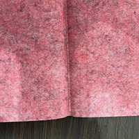 Panneau acoustique en tissu rose, fibre de polyester, absorption acoustique, feutre pour décoration murale et de plafond
