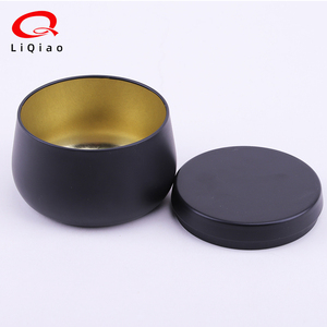 Gold Tea Tin Tin Hot Sale Custom Cylindrical Chocolate Gold Metal Can Floral Spice Saffron Packaging Nut Gift Candle Tea Tin Cans Round Box