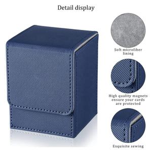  Boîte de rangement pour cartes Tcg YuGiOh pour jeux de société, boîte à cartes rabattable, capacité de 100 cartes, écologique, durable, portable - Product Image 3