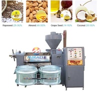 Machine de presse à froid de qualité automatique professionnelle Extraction efficace de l'huile de neem et d'amande de son de riz