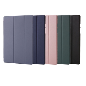 Pour Samsung Galaxy <span class=keywords><strong>Tab</strong></span> <span class=keywords><strong>A8</strong></span> 10.5 2021 TPU Étui en cuir à rabat horizontal à trois volets - Product Image 3