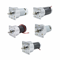 Moteur à engrenages CC à balais 24V à couple élevé, 60mm, avec option de frein et option d'encodeur pour pompe péristaltique