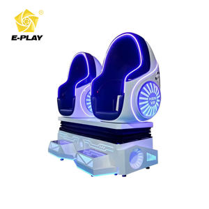 Envío <span class=keywords><strong>gratis</strong></span> 9D VR <span class=keywords><strong>Simulador</strong></span> Cine Silla Interior Adventure Park Egg Máquina de juegos 3Dof Motion Race Simulator Durable PC Roller - Product Image 4