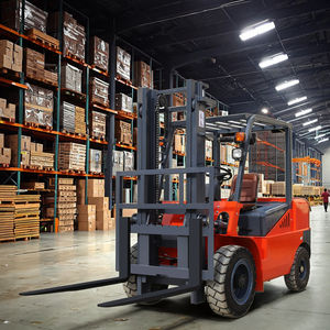 Carretilla elevadora compacta multifuncional equipada accesorio quitanieves quitar materiales de transporte de nieve en almacén - Product Image 3