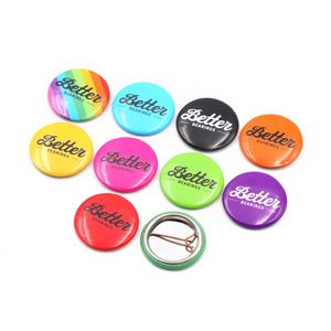 Custom Logo Tinplate Round Metal <b>Button</b> Pins Multi-Size Professional Manufacturer Printed <b>Badges</b> for Brand Gifts - Product Image 4