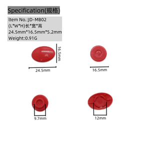 Populaire <span class=keywords><strong>pas</strong></span> <span class=keywords><strong>cher</strong></span> ovale couleur unie sans motif en plastique course Marathon numéro de course pince à bavette - Product Image 2