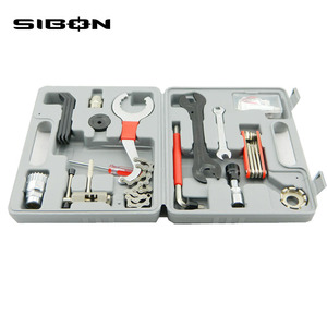 SIBON B0810102 Juego de Herramientas Universales para Bicicleta de 26 Piezas, Juego de Herramientas para Reparación de Bicicletas con Caja <span class=keywords><strong>BMC</strong></span> - Product Image 1