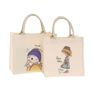 Custom Logo Size Printed Eco Friendly Waterproof Reusable Plain, Bulk Polyester Cotton Canvas Grocery Shopping Tote <b>Bags</b>/ - Product Image 1