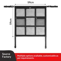 Barrière de sécurité rétractable en maille pour siège de voiture, exclusive transfrontalière, en plastique, empêche les chats/chiens de s'infiltérer dans l'habitacle