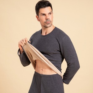 Nuovo Set di Intimo Termico per Uomo, Velluto Ispessito per Donne di <span class=keywords><strong>Mezza</strong></span> Età e Anziane, Completo Caldo Autunnale con <span class=keywords><strong>Maglia</strong></span> e Pantaloni - Product Image 4
